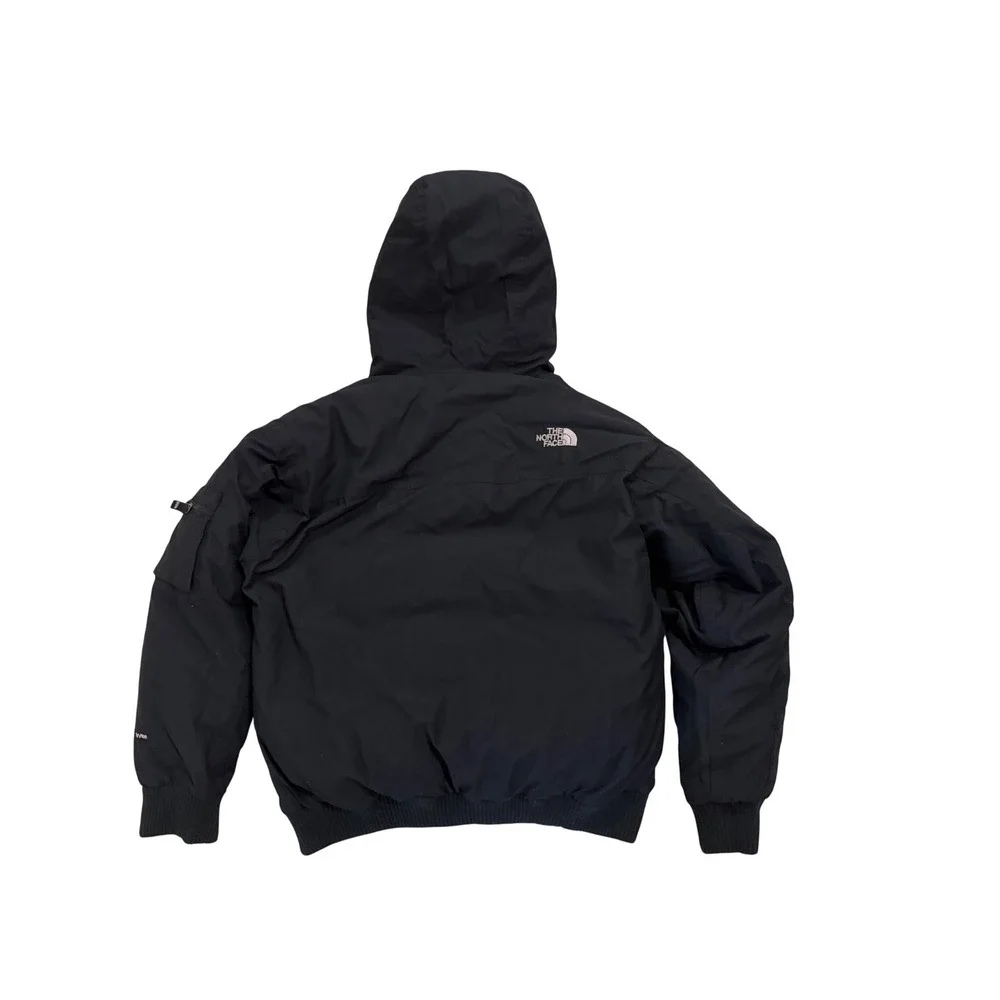 The North Face Gotham HyVent Bomber Jacket Mens XL Black Hooded Waterproof